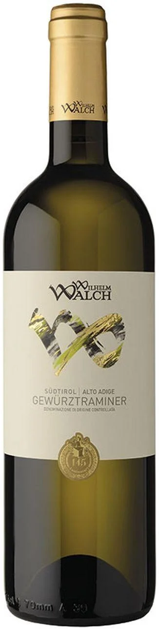 Вино Wilhelm Walch Gewurztraminer Alto Adige DOC Вильгельм Вальх Гевюрцтраминер Альто Адидже 2015 DOC 750 мл