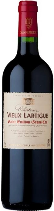 Вино Chateau Vieux Lartigue Saint-Emilion Grand Cru AOC  2014 750 мл