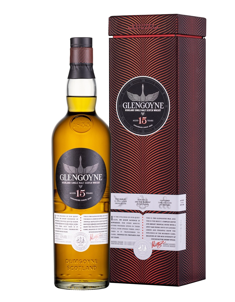 Виски Glengoyne 15 Years Old   Гленгойн 15-летний  п/у  700 мл