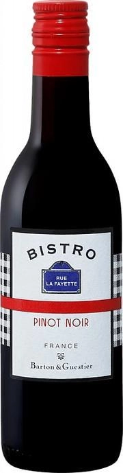 Вино Barton & Guestier Bistro Rue La Fayette Pinot Noir  red dry  187 мл