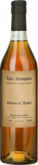 Арманьяк Domaine de Haubet  Bas-Armagnac AOC   2007 700 мл
