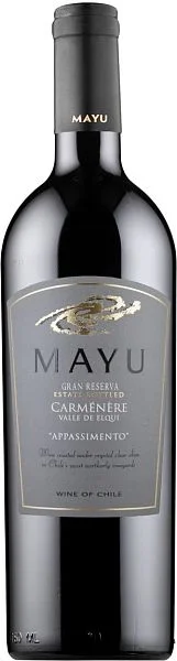 Вино Mayu Carmenere Appassimento Gran Reserva Elqui Valley DO 2021  750 мл