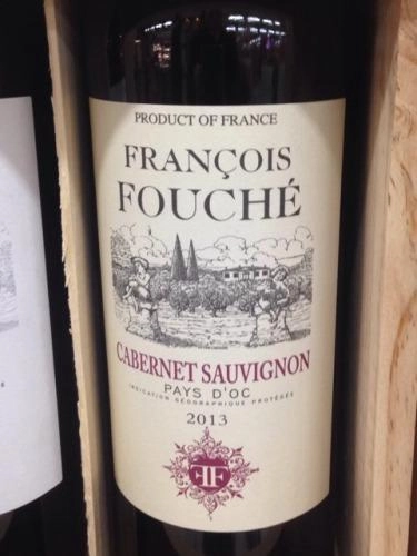 Вино Francois Fouche Cabernet Sauvignon  IGР 750 мл