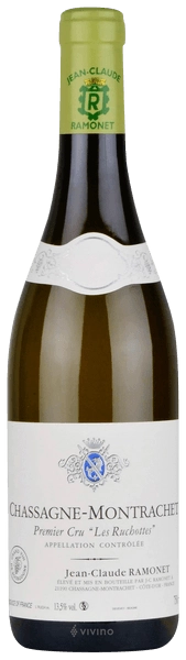Вино Jean-Claude Ramonet Chassagne-Montrachet 1er Cru Les Ruchottes Жан-Клод Рамоне  Шассань-Монраше Премьер Крю Ле Рюшот 2016 750 мл 13%