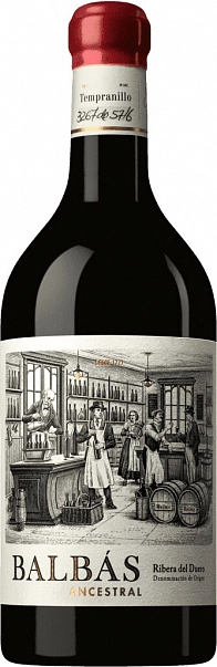 Вино  Balbas Ancestral Ribera del Duero Бальбас  Ансестраль  2016   750 мл 15 %