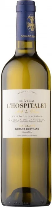 Вино Gerard Bertrand  Chateau l'Hospitalet La Clape AOP  Жерар Бертран  Шато Л'Оспитале Ля Клап  белое 2018  750 мл