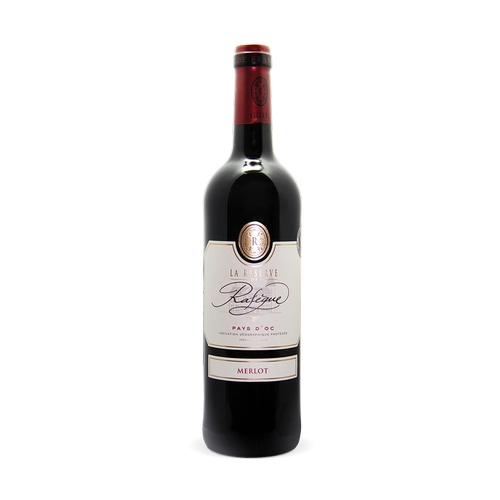 Вино Reserve de la Rafegue Merlot  ЛЯ РЕЗЕРВ ДЕ РАФЕГ МЕРЛО красное полусладкое 750 мл