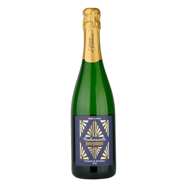 Игристое вино  Mademoiselle Josephine Cremant de Bordeaux  white brut  750 мл   12%