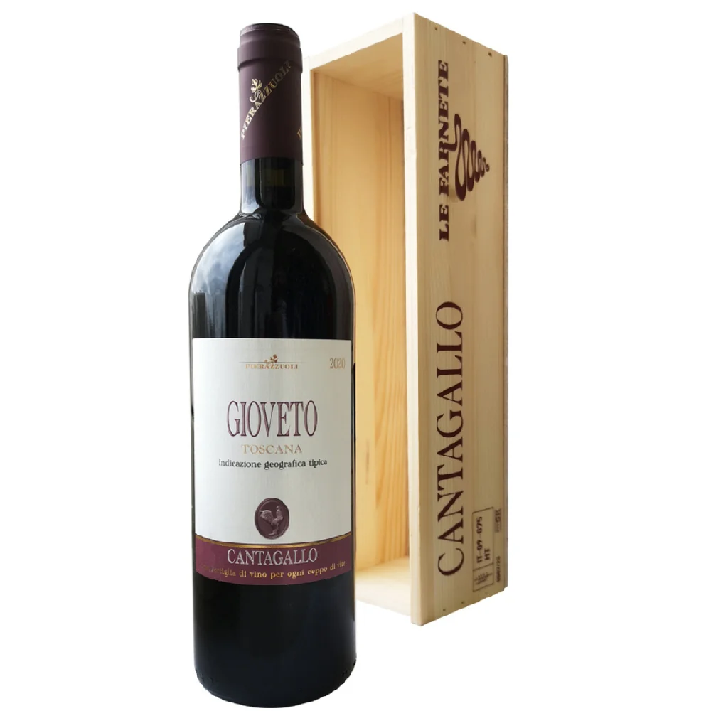 Вино Tenuta Cantagallo Gioveto wooden gift box 2021  750 мл  14,5%