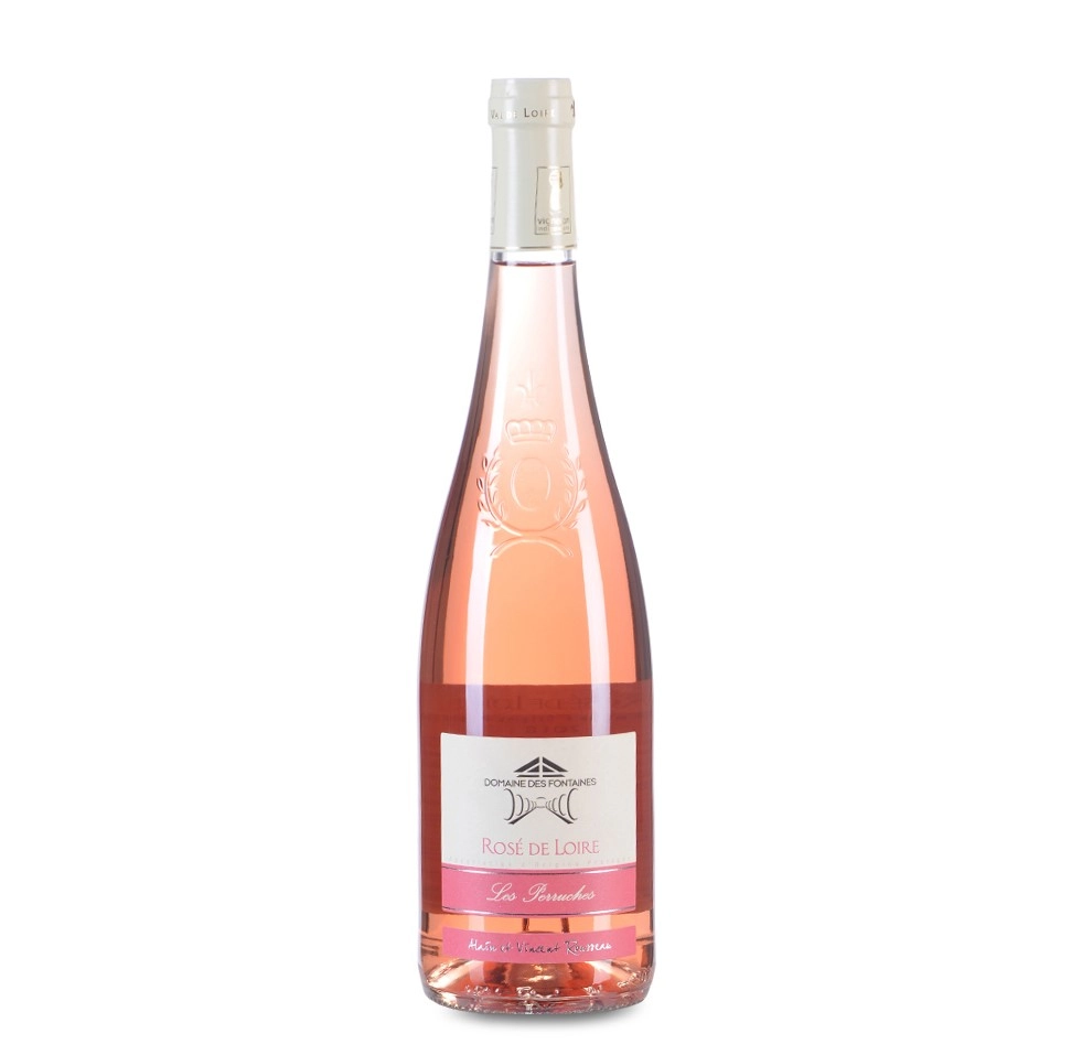 Игристое вино  Domaine des Fontaines   Rose de Loire Les Perruches    2018 750мл