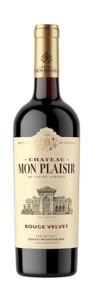 Вино  Chateau Mon Plaisir  Rouge  Velvet  Шато Монплезир   Руж  Вельвет  красное сухое   750 мл 12 %