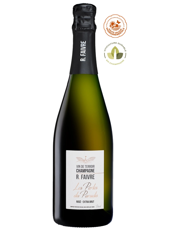 Шампанское R.Faivre Les Perles du Paradis Rosé Extra Brut Р. Февр Ле Перль дю Паради Розе Экстра Брют 750 мл