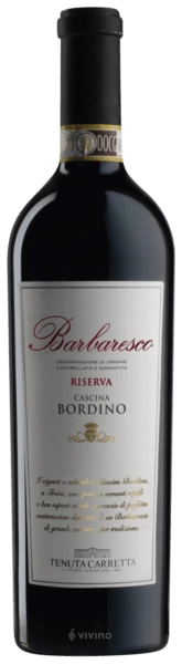 Вино  Tenuta Carretta Cascina Bordino Barbaresco Riserva gift box   2016   750 мл