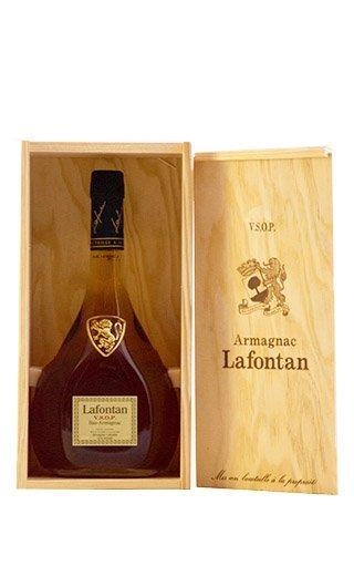 Lafontan VSOP Bas Armagnac AOC wooden box Лафонтан VSOP  700 мл