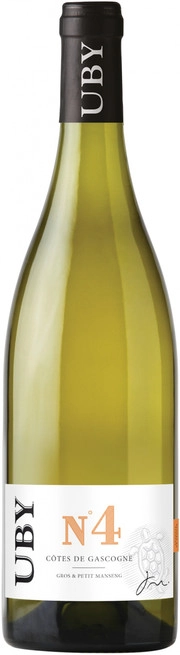 Вино Uby № 4 Gros & Petit Manseng  Cotes de Gascogne Юби  № 4  Гро & Пти Мансенг  2019   750 мл