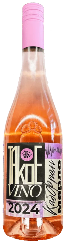 Вино  Такоевино Каберне Фран и Мерло Розе  2024  750 мл 13%