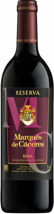 Вино Marques de Caceres Reserva   Маркес де Касерес Ресерва  2014 750 мл