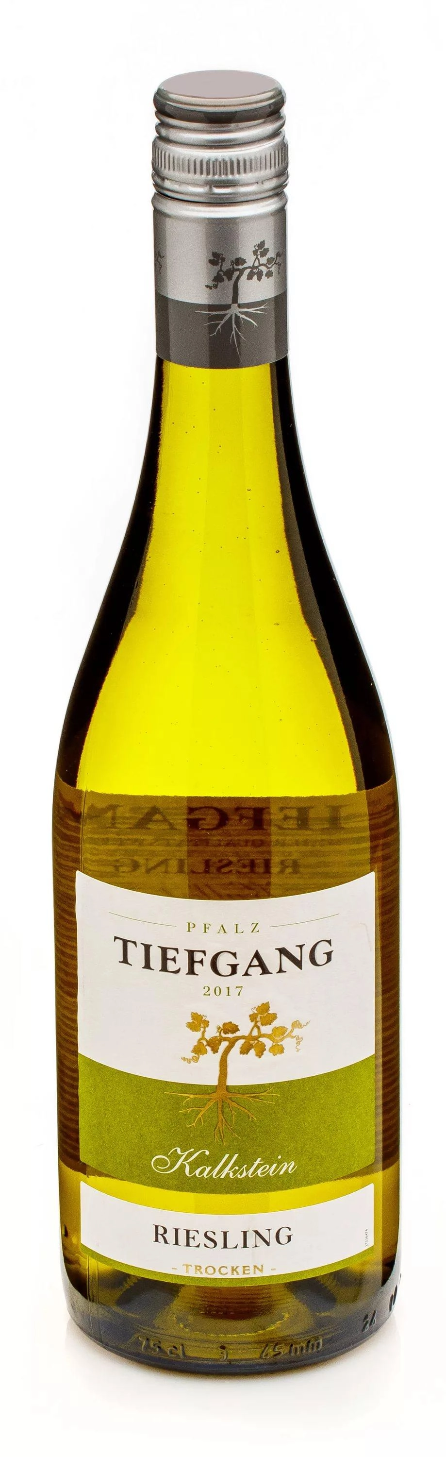 Вино  Tiefgang  Riesling Kalkstein   2019 750 мл