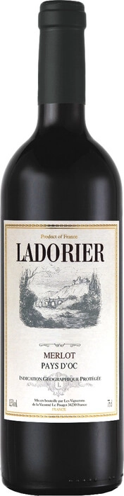 Вино Eurovins Ladorier Merlot  750 мл