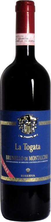 Вино La Togata Brunello di Montalcino Riserva DOCG Ла Тогата Брунелло ди Монтальчино Ризерва 2004 750 мл