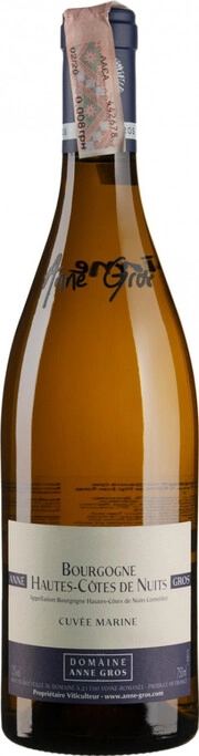 Вино Domaine Anne Gros Bourgogne Hautes Cotes de Nuits Blanc Cuvee Marine AOC  2019 750 мл  14%