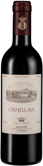 Вино Оrnellaia Bolgheri Superiore Орнеллайа Болгери  2020 380 мл