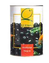 Оливки NEGRA, черные с косточкой, в ж/б 2,5 кг (по 3 шт)