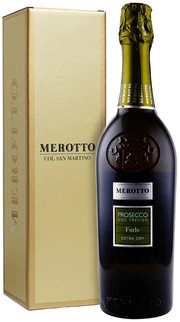 Игристое вино Merotto Furlo Extra Dry Prosecco DOC Treviso gift box  750 мл