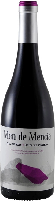 Вино Soto del Vicario  Men de Mencia  Bierzo DO  Сото дель Викарио  Мен де Менсия  2016 750 мл
