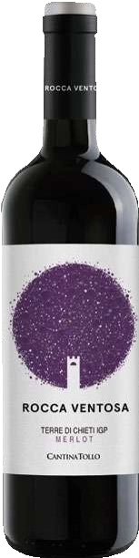 Вино  Cantina Tollo Rocca Ventosa  Merlot  Кантина Толло Рокка Вентоза  Мерло  750 мл