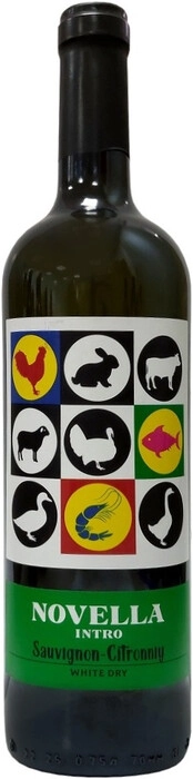 Вино   Novella Intro  Новелла  Интро Совиньон-Цитронный Магарача 2021  750 мл