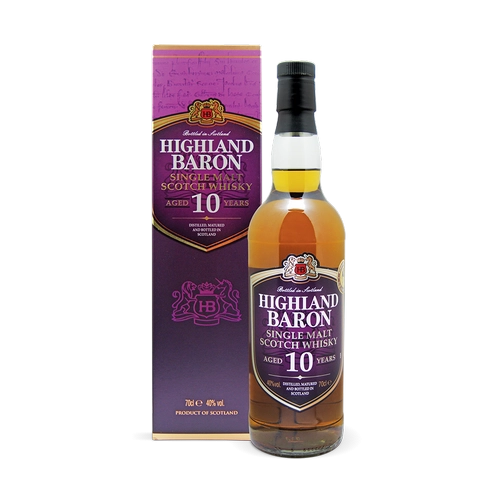 ВИСКИ  Highland Baron Single Malt 10 YO 700 мл