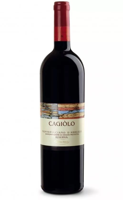 Вино Cagiòlo Montepulciano d’Abruzzo Dop Riserva  2015  750 мл