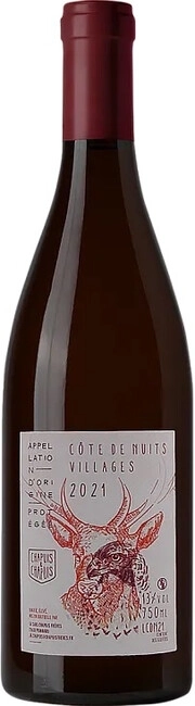 Вино Chapuis et Chapuis Cotes de Nuits Villages AOP Rouge 2021 750 мл 13%