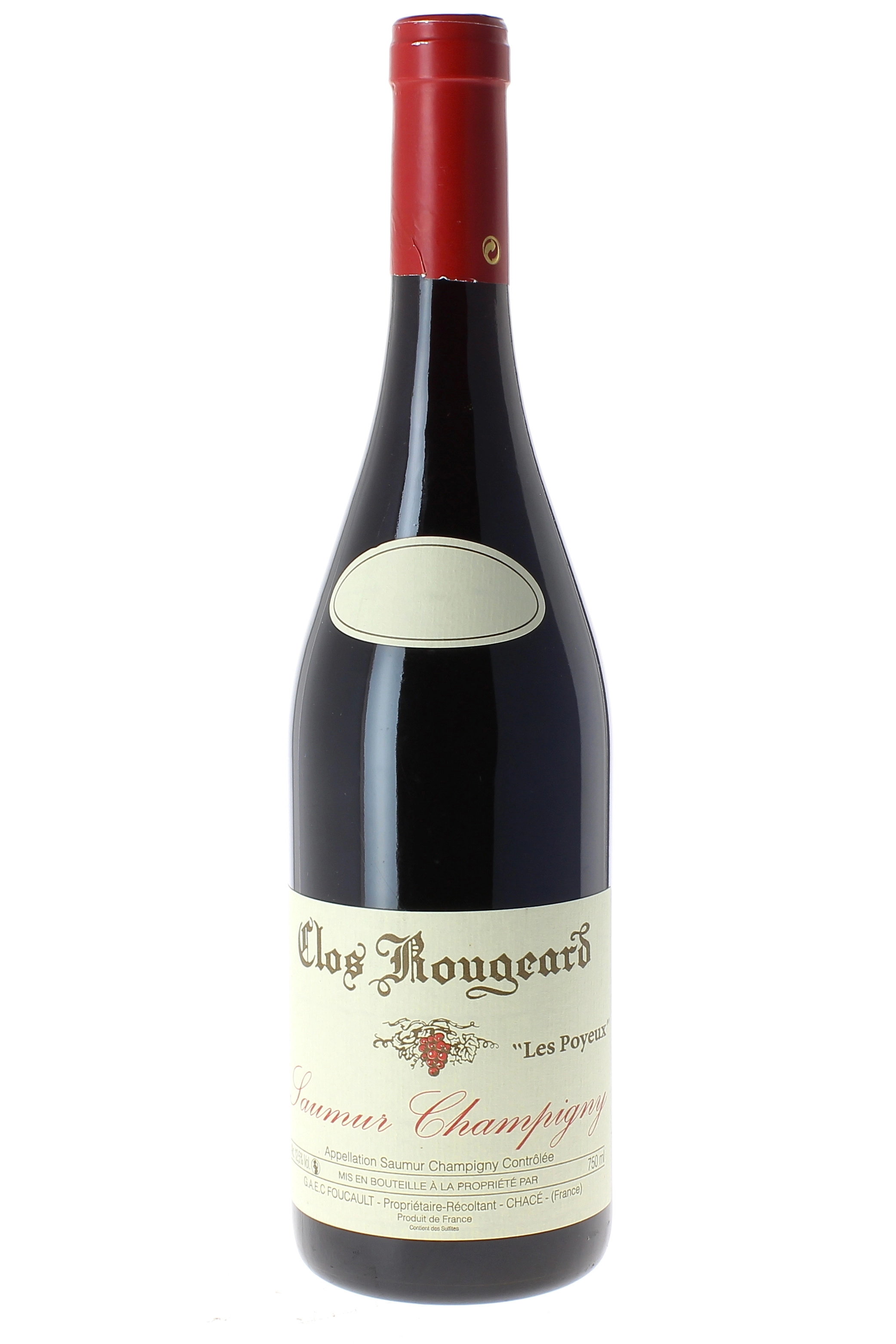 Вино  Clos Rougeard Saumur Champigny Кло Ружар  Сомюр Шампиньи 2011  750 мл