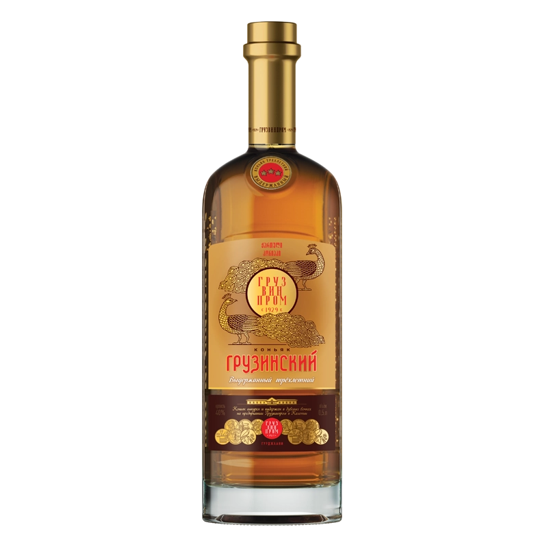 Коньяк  Грузвинпром Грузинский классический    3-летний  500 мл