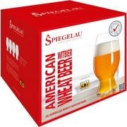 Бокалы без ножки/стаканы Spiegelau Craft Beer American Wheat Beer Set of 4 psc Шпигелау Крафт Бир Набор из 4-х бокалов для американского пшеничного пива 750 мл  арт 4991383