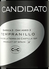 Вино Altair  Candidato Tempranillo Castilla VDT Oak aged 3 months  3000 мл
