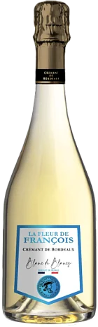 Игристое вино  La Fleur de Francois Blanc de Blancs Crémant de Bordeaux  750 мл  11,5%