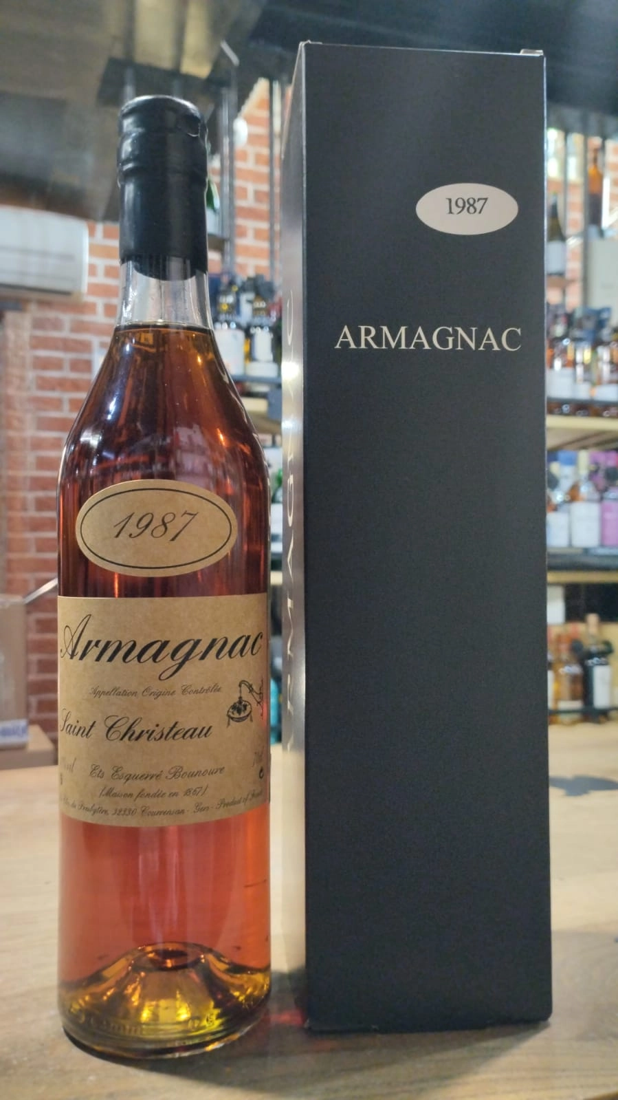 Арманьяк Saint Christeau Vintage 40% 1987 700 мл в п/у