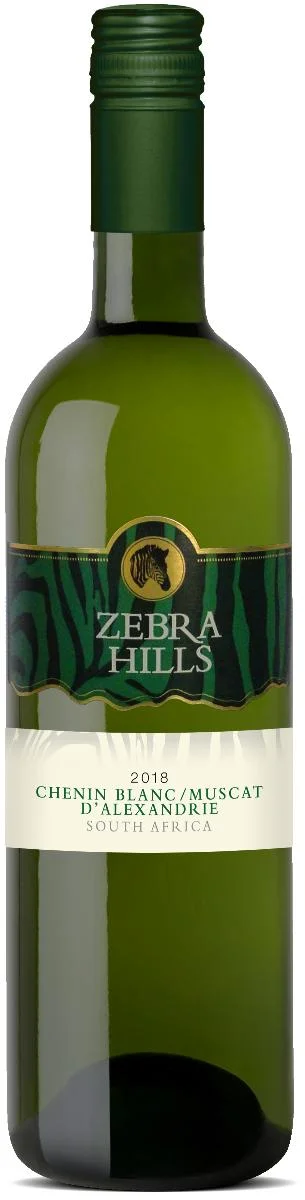 Вино Perdeberg  Zebra Hills Chenin Blanc Muscat  Зебра Хиллс Шенен Блан  Мускат  2017  750 мл