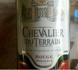 Вино Chevalier Du Terrain Rouge Moelleux semi sweet  0,75