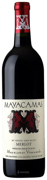 Вино   Mayacamas   Merlot   Майякамос Мерло 2015 750 мл