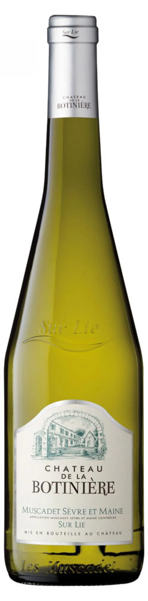 Вино Chateau De La Botiniere Muscadet Sevre Et Maine Sur Lie      Шато де ля Ботиньер   Мюскаде Севр э Мэн сюр Ли  2017    750 мл