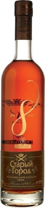 Коньяк  выдержанный высшего качества Старый город КВВК  500 мл