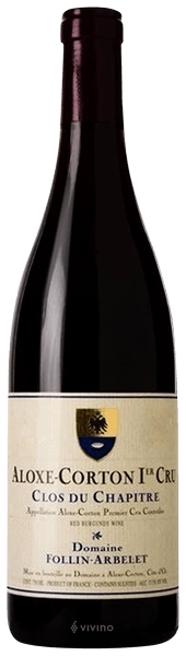 Вино Domaine Follin-Arbelet Aloxe-Corton 1er Cru Clos du Chapitre  2018 750 мл 13,5