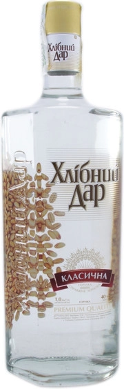 Водка Хлебный дар Классическая 1000 мл
