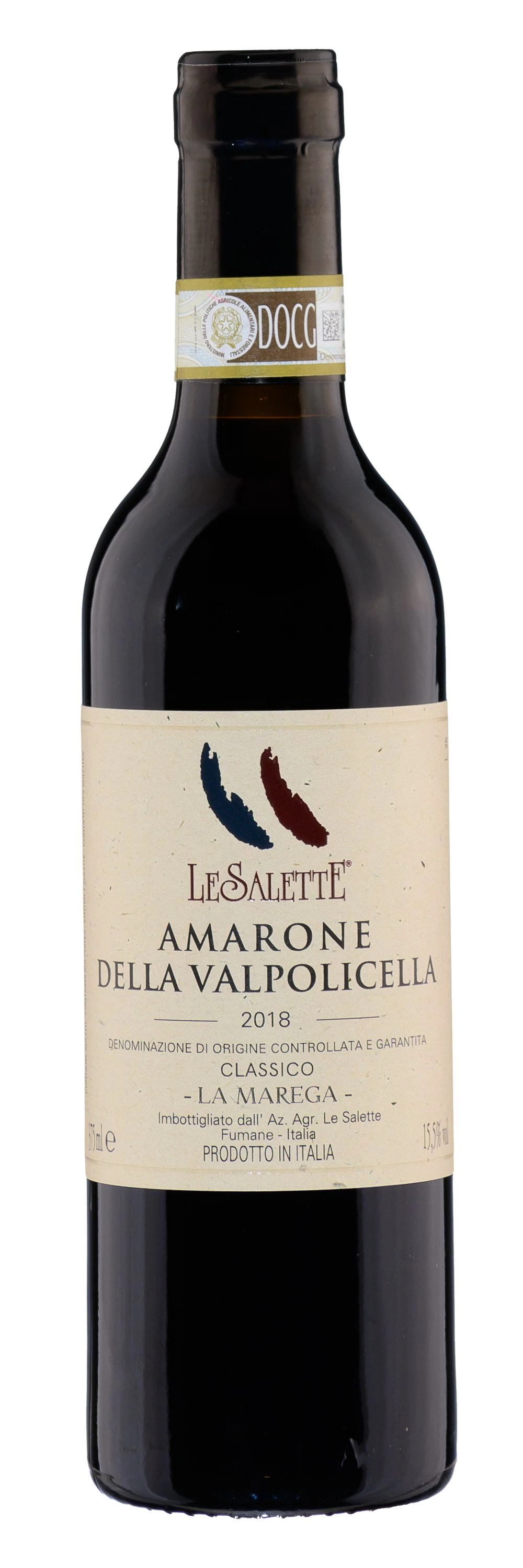 Вино Le Salette La Marega Amarone Della Valpolicella Classico DOCG 2018 375 ml 15.5%