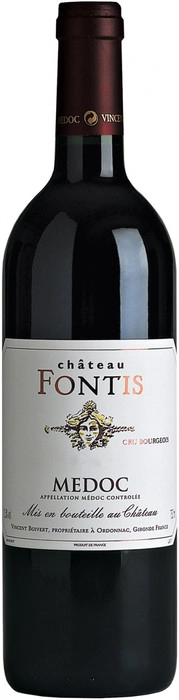 Вино Medoc АОС Chateau Fontis Cru Bourgeois Медок АОС Шато Фонтис Крю Буржуа  2006 750 мл