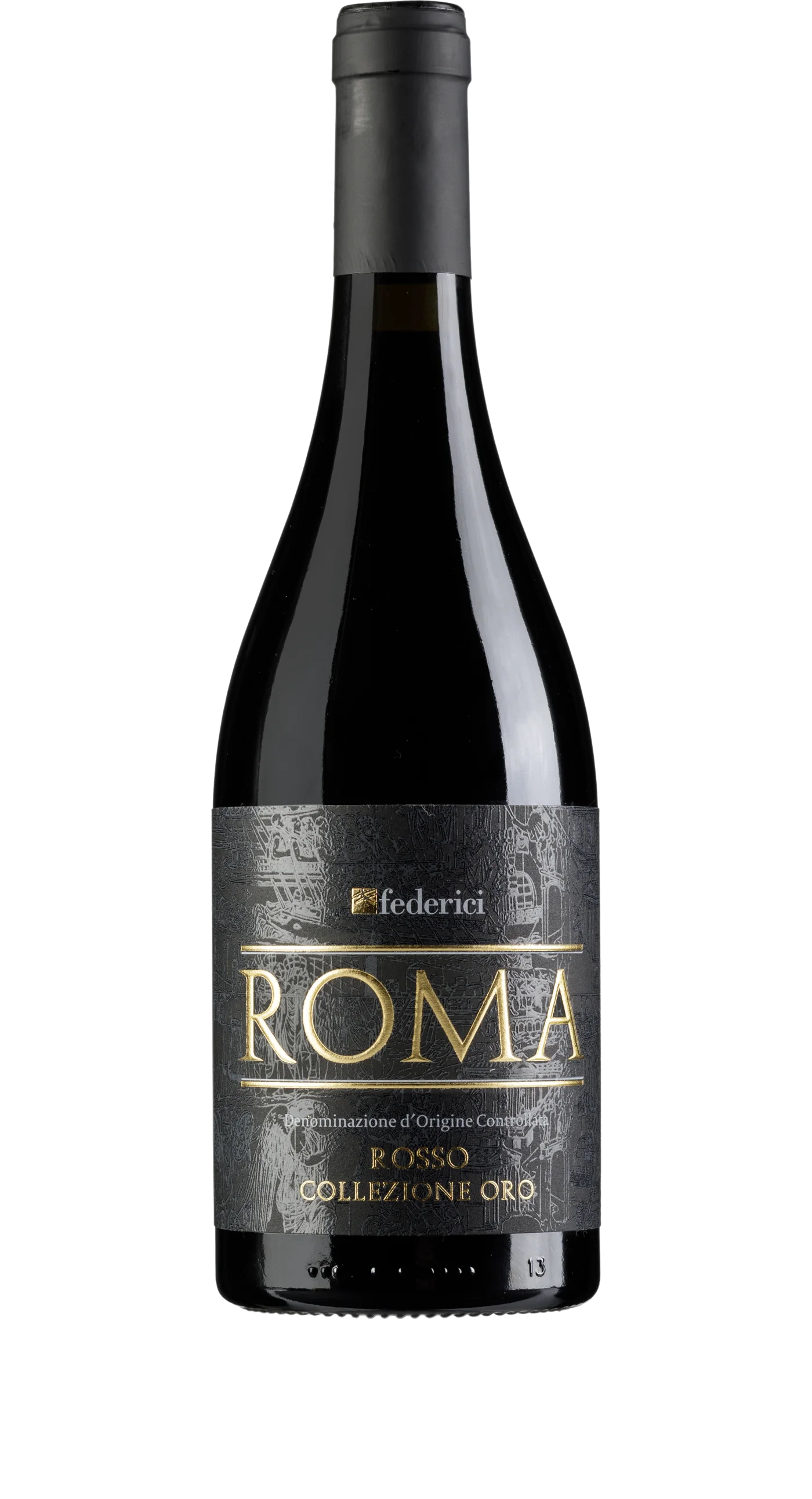 Вино Federici Roma Rosso Collezione Oro DOC 2023  750 мл
